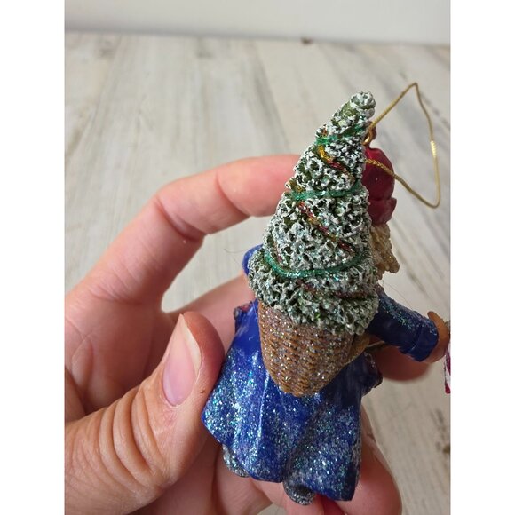 D henderson drolleries plague elf ornament sparkle glitter 4th of July vintage 2 - Picture 5 of 8
